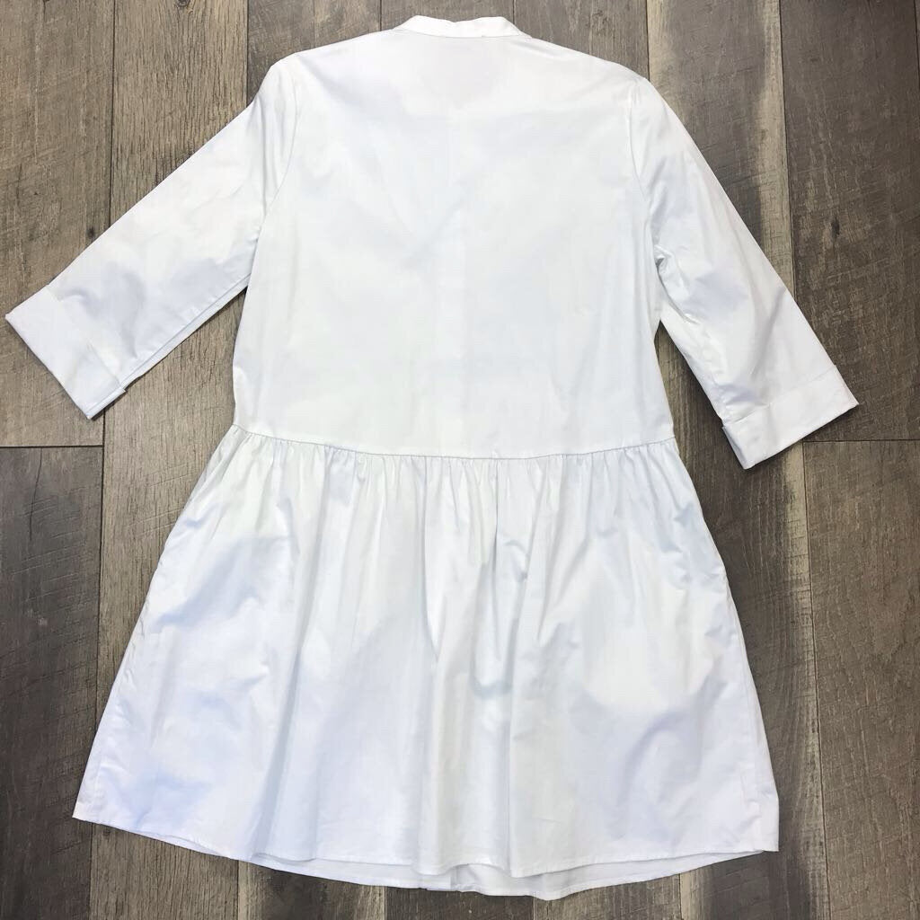 WHITE ROYAL SHIRT DRESS