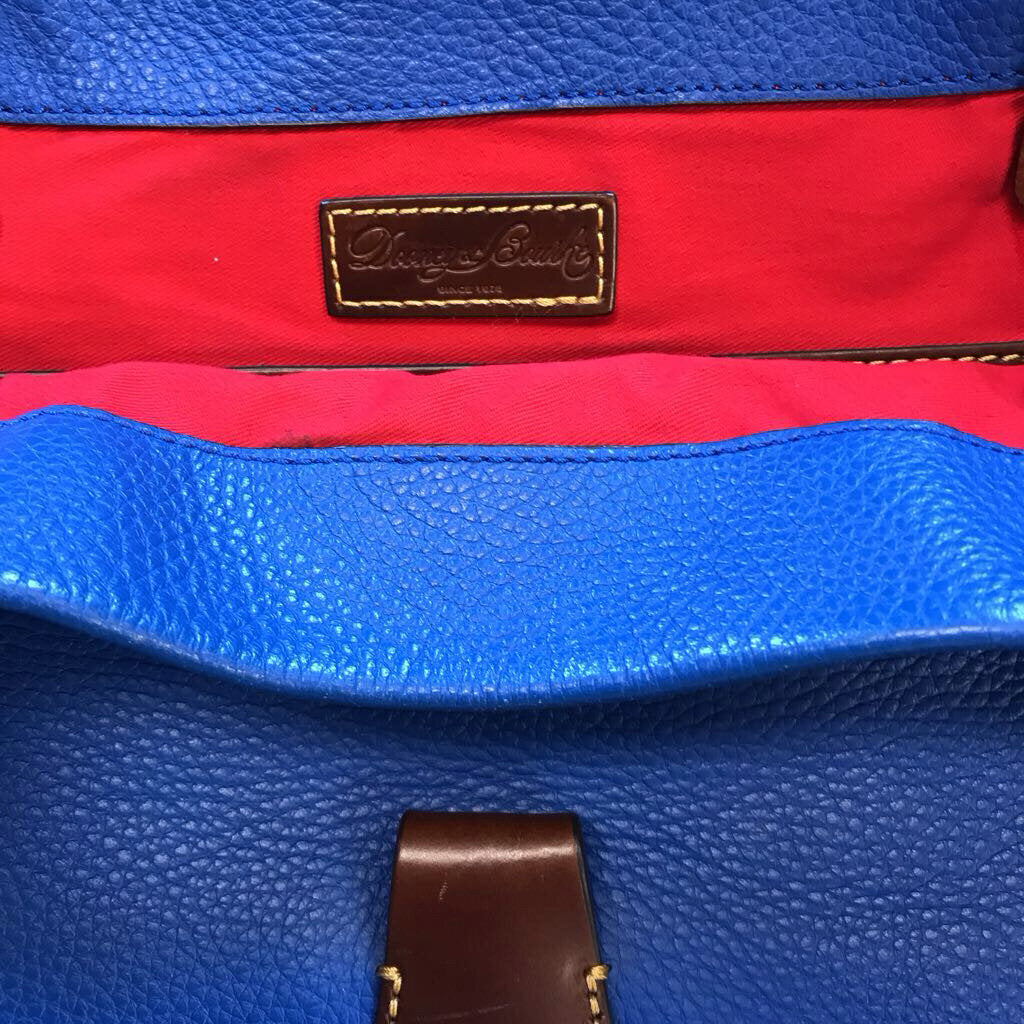 ROYAL BLUE NORTH SOUTH TOTE AS IS