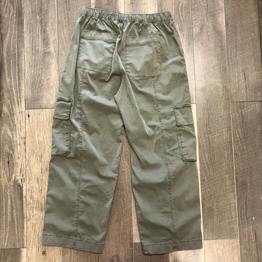ARMY GREEN WIDE LEG PANT