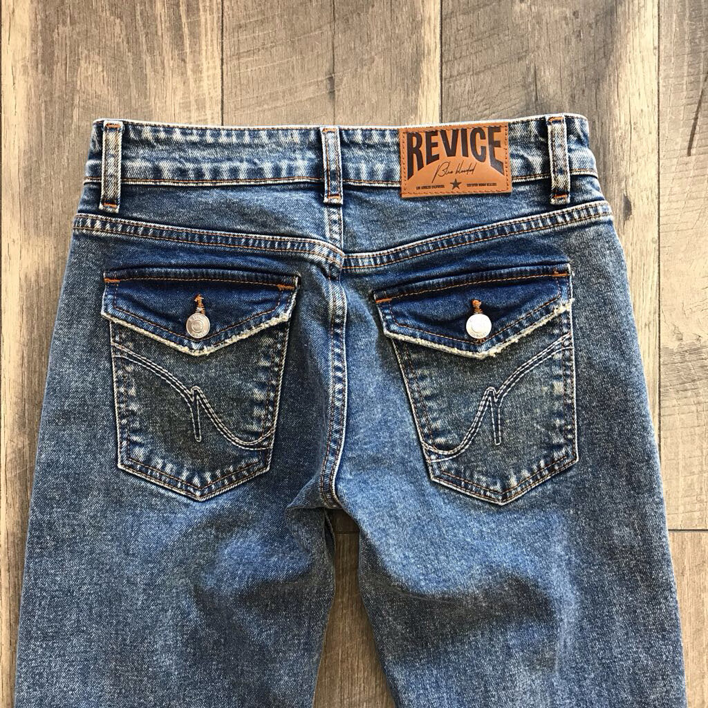 DISTRESSED STONEWASHED FLAREJ EAN