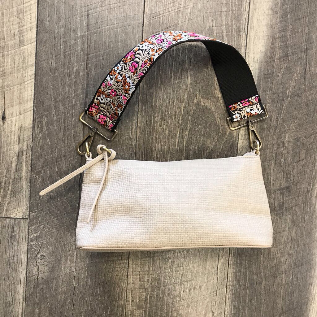 CREAM MINI SHOULDER BAG