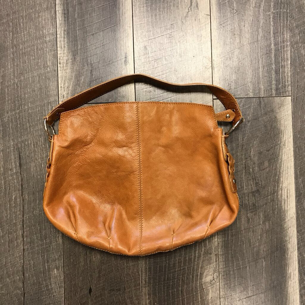 COGNAC LEATHER PURSE