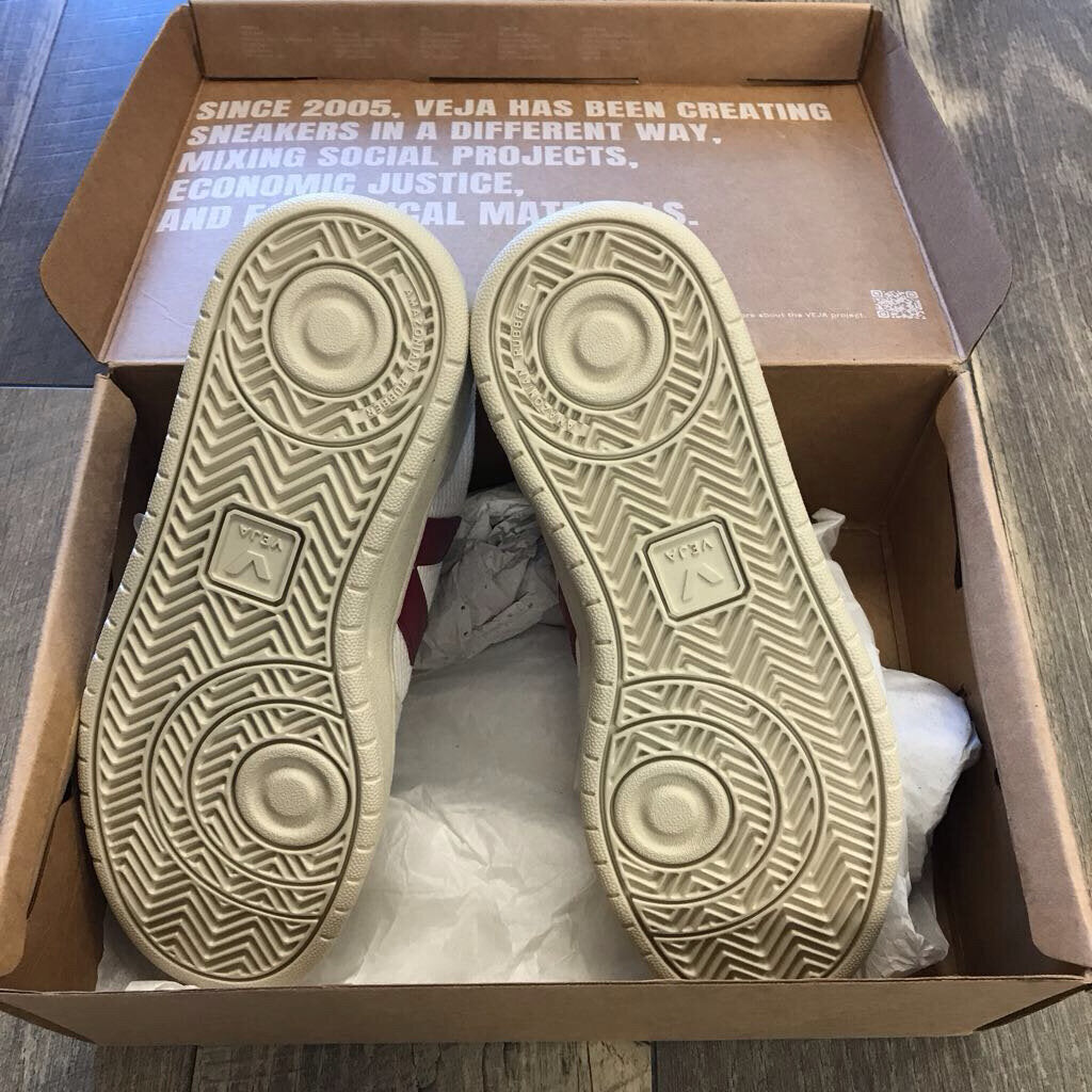 WHITE MARSALA V 10 MESH/SUEDE SNEAKER-NWT