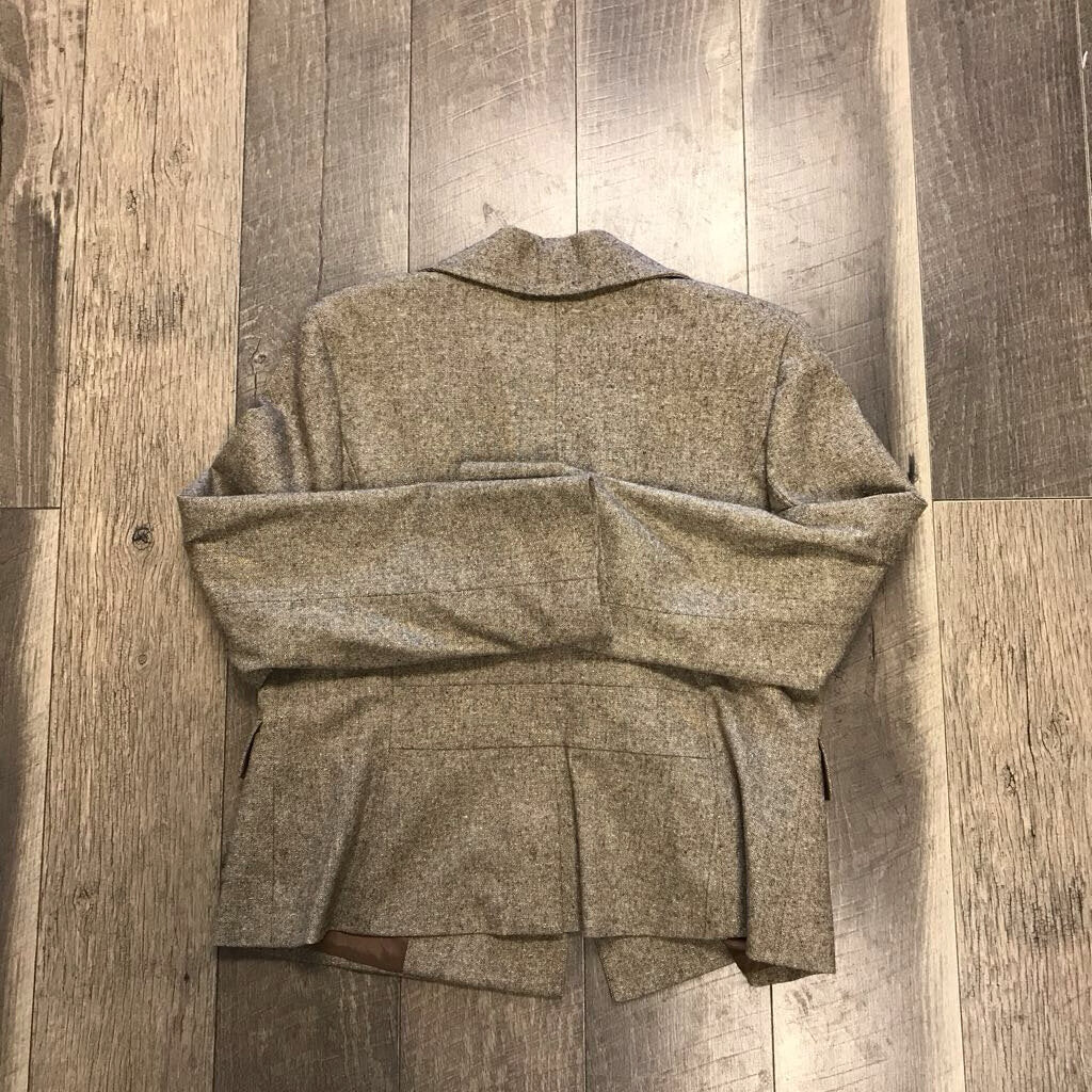 BROWN TWEED BLAZER