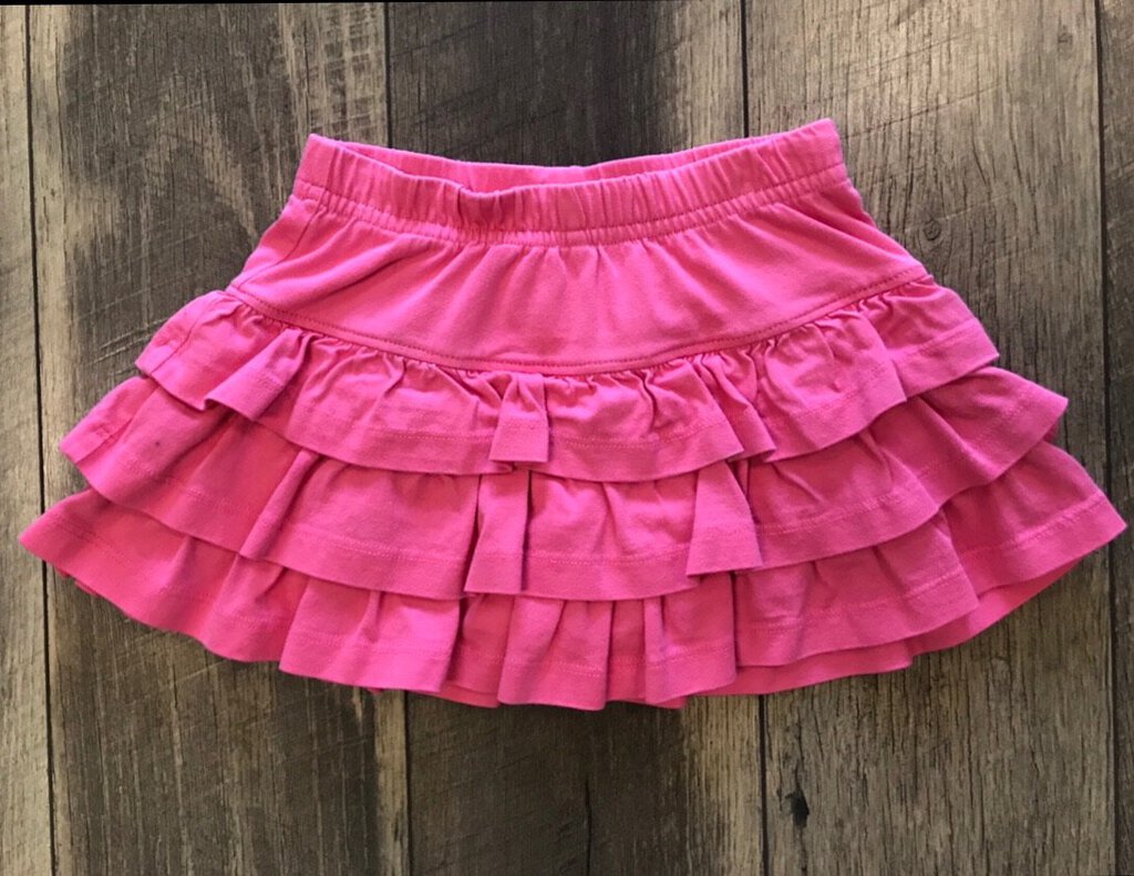 PINK RUFFLE SKIRT