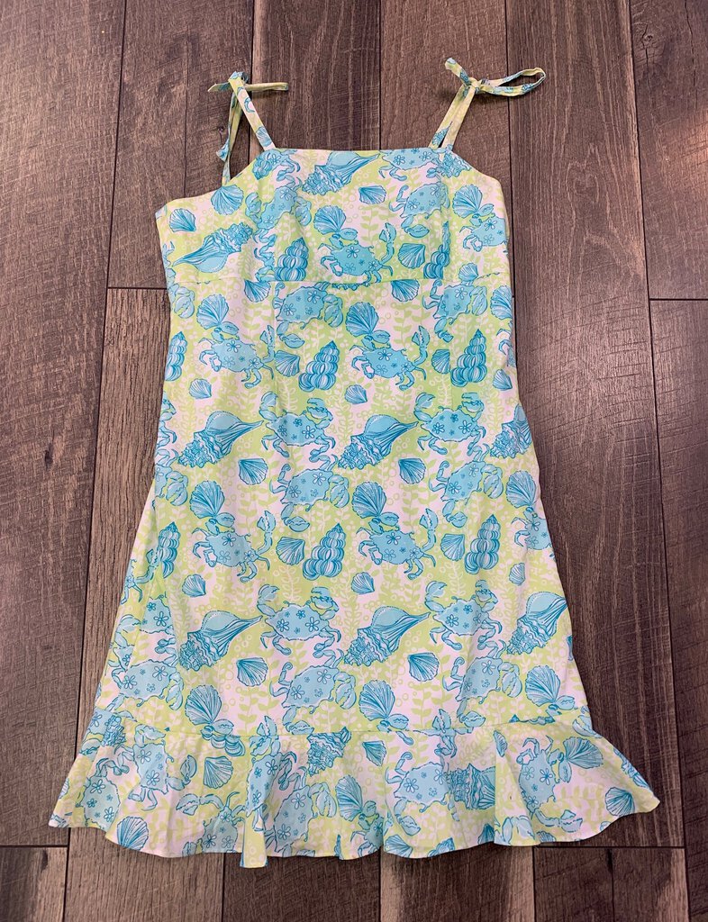 LIME SEASHELL SUN DRESS