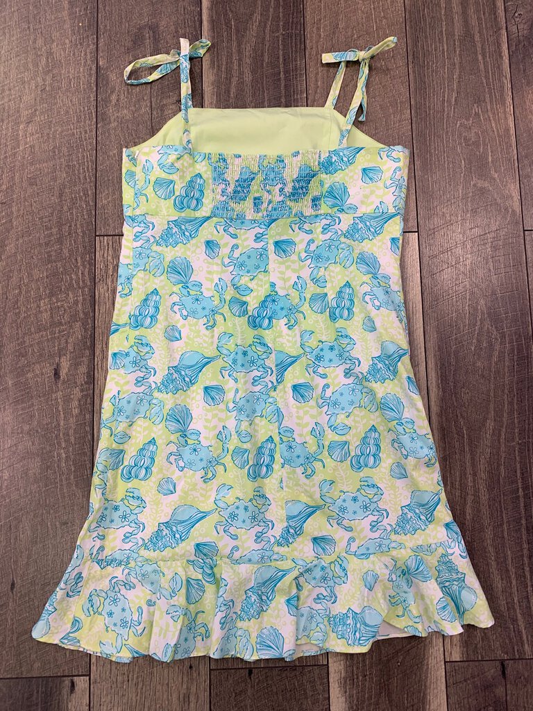 LIME SEASHELL SUN DRESS