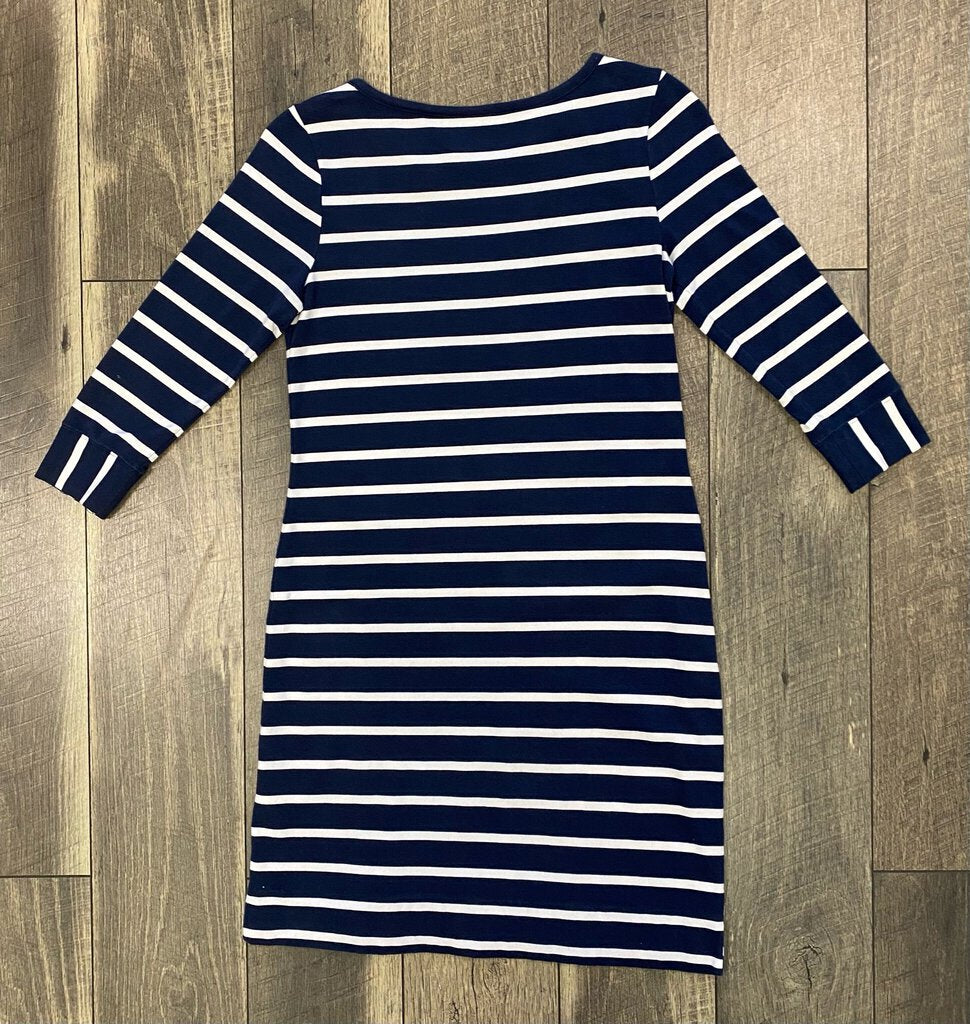 NAVY STRIPE DRESS