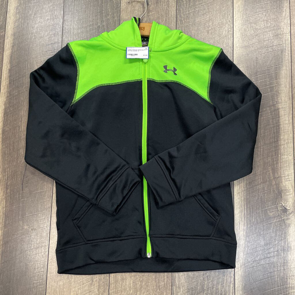 GREEN/BLK ACTIVE JACKET