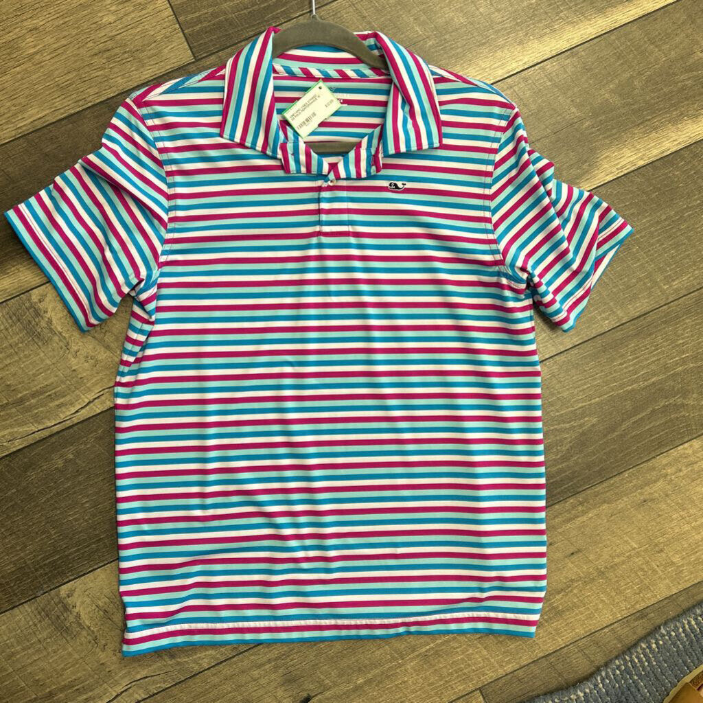 STRIPED SS POLO PERFORMANCE