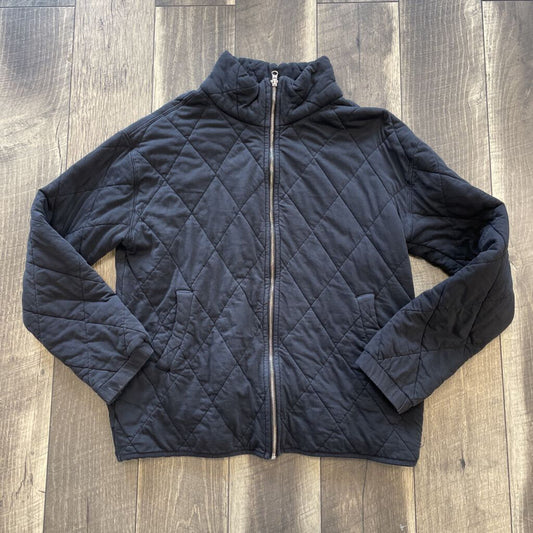 BLK QUILTED JACKET