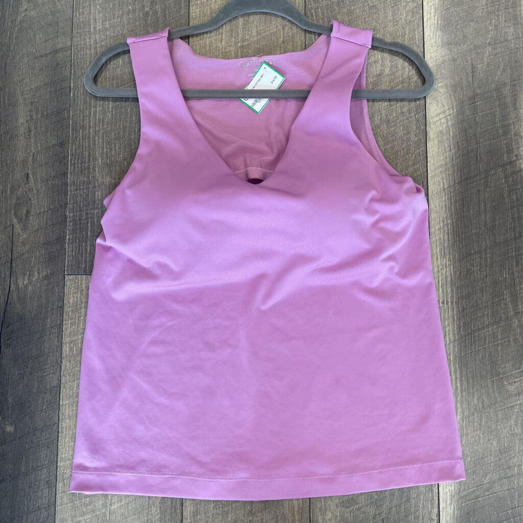 LILAC FITTED BRA TANK