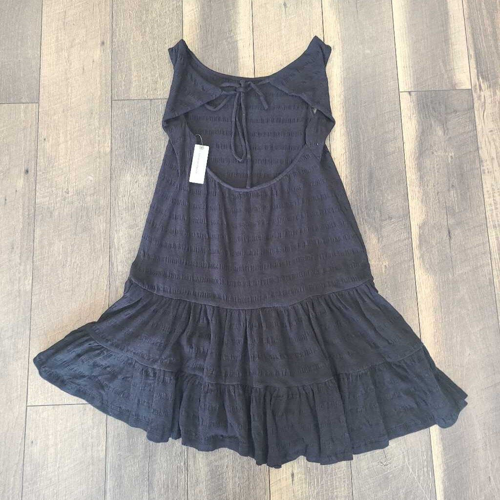 BLK TIE BACK DRESS- NWT