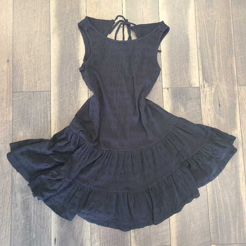 BLK TIE BACK DRESS- NWT