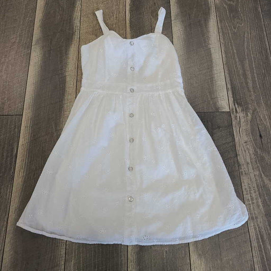 WHITE EYELET DRESS