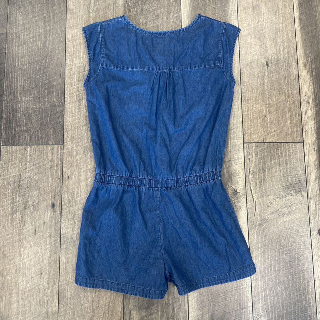 DENIM ROMPER