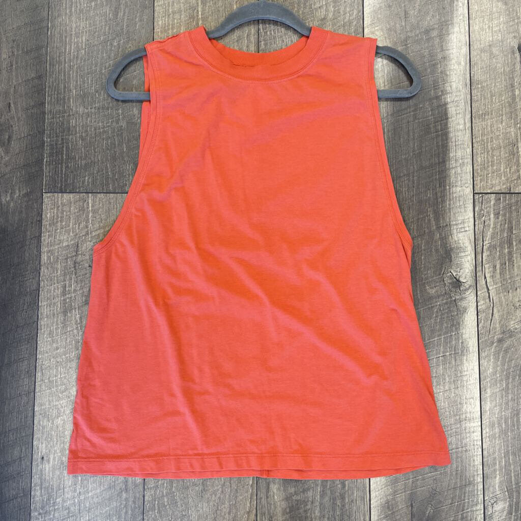 ORANGE MUSCLE TANK