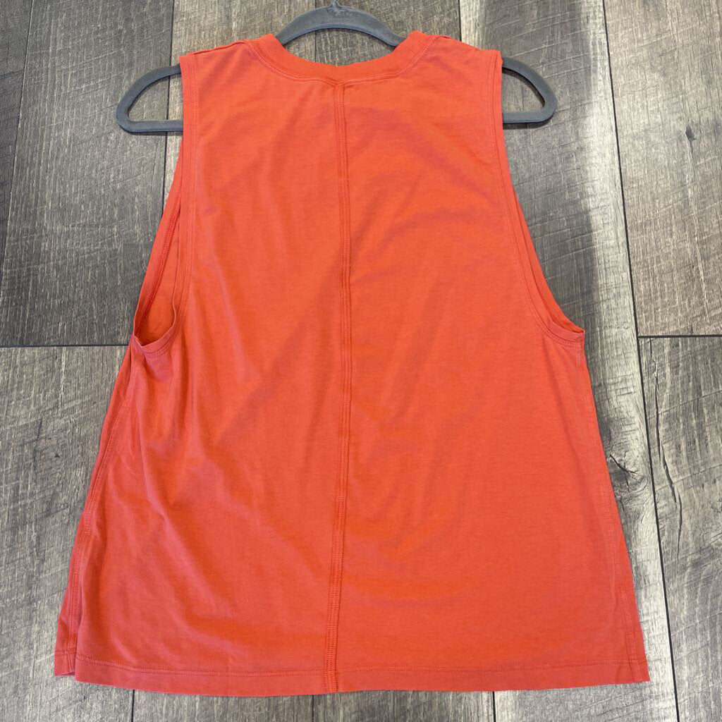 ORANGE MUSCLE TANK