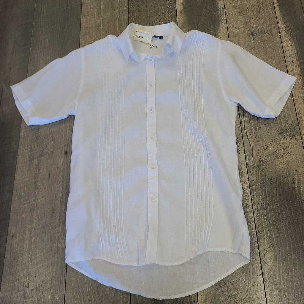 WHITE LINEN SHIRT