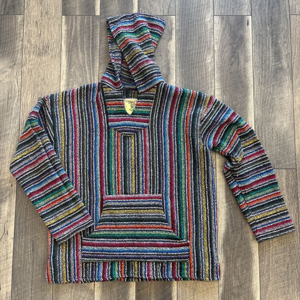 STRIPED HIPPIE HOODIE