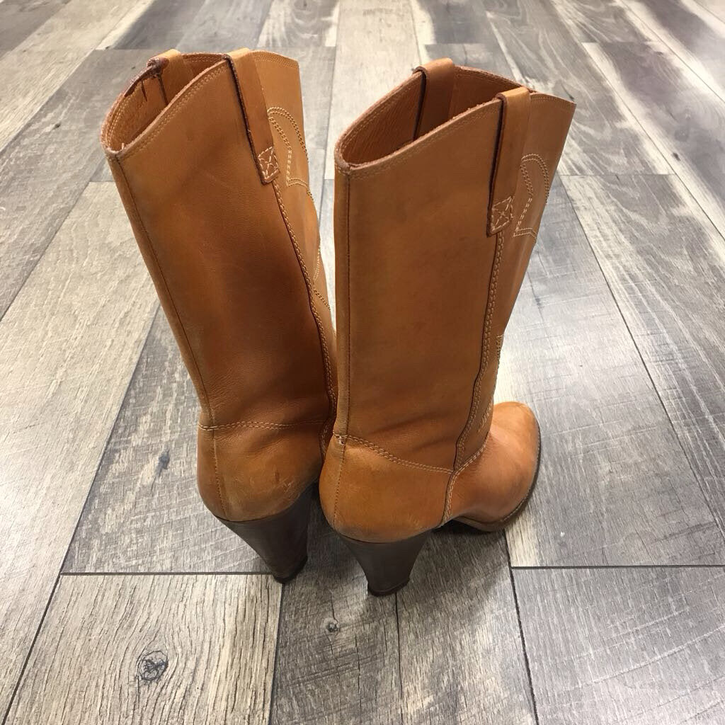 CAMEL VINTAGE MID BOOT