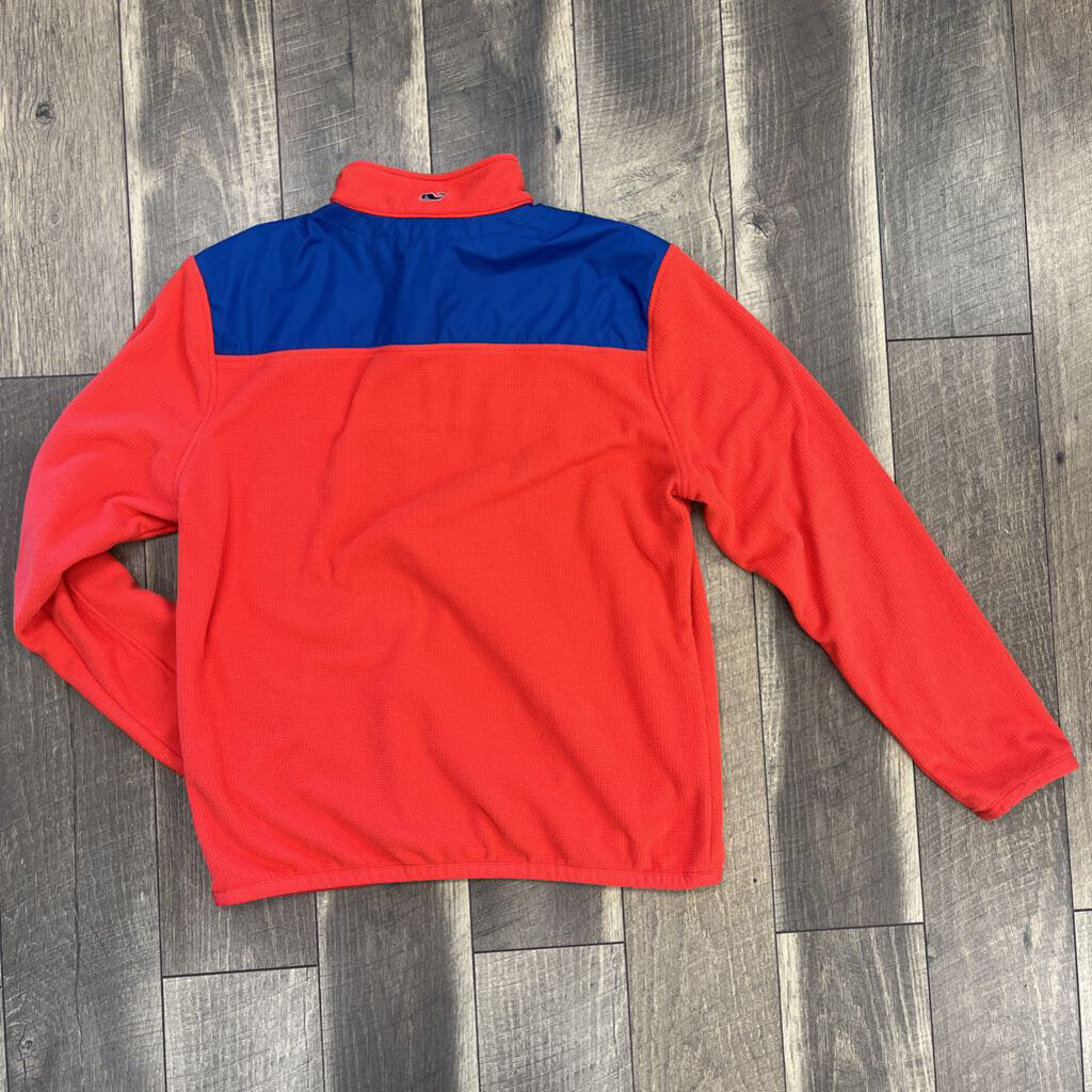 RED QUARTER ZIP