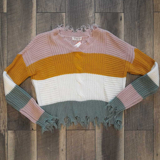 RAW EDGE SWEATER