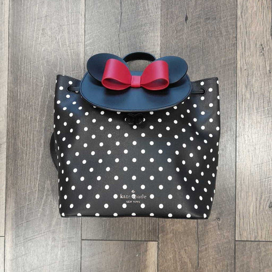 BLK MINNIE MOUSE BACKPACK