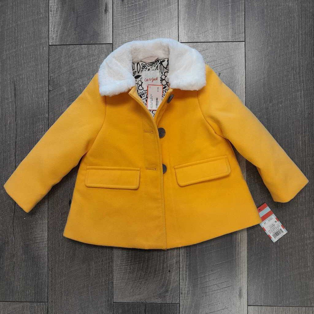 YELLOW PEACOAT- NEW