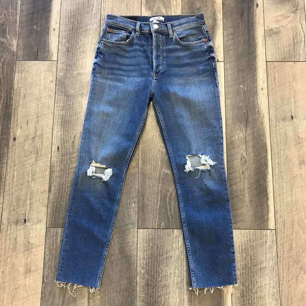 BUTTON FLY JEANS