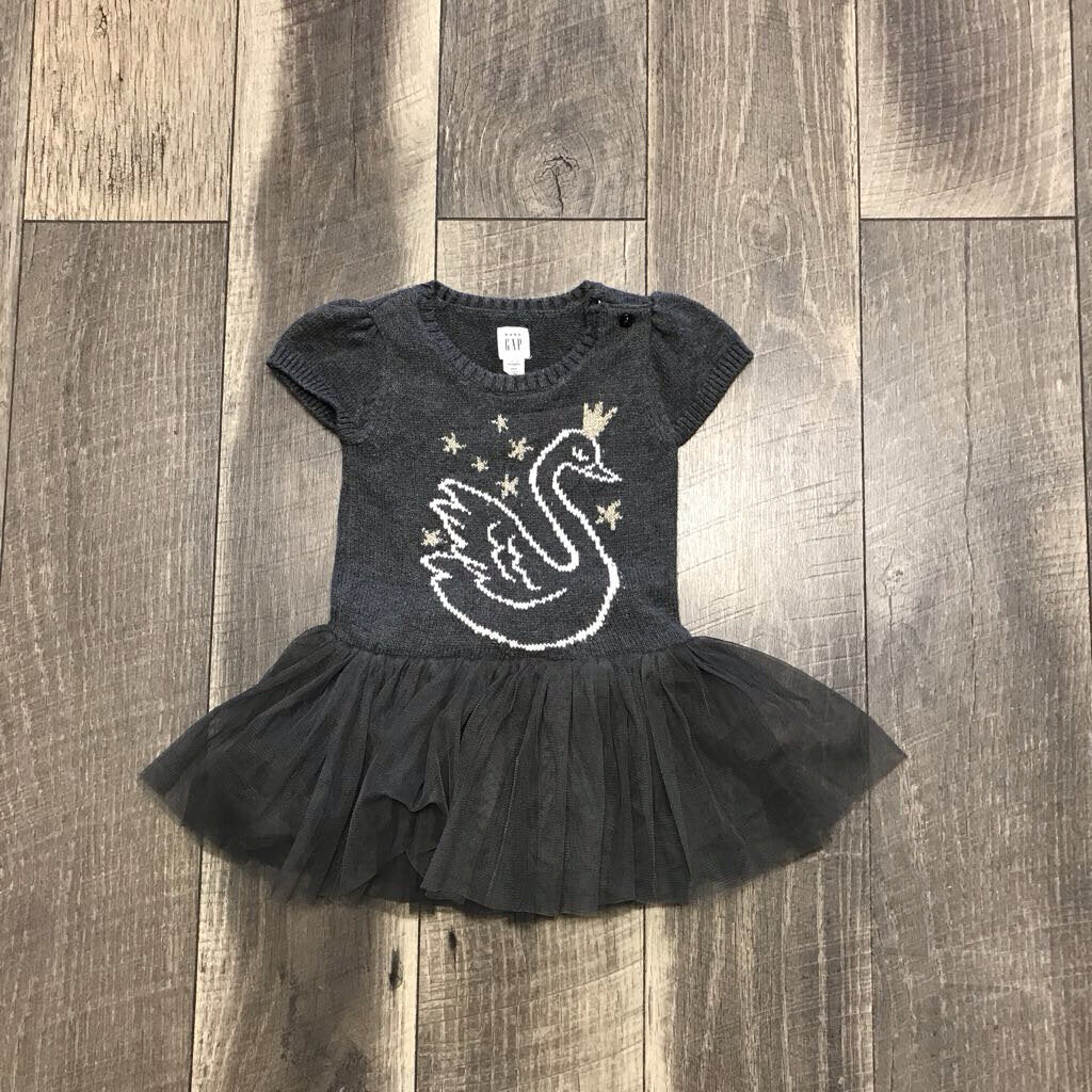 GRAY SWAN TULLE DRESS