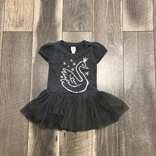 GRAY SWAN TULLE DRESS