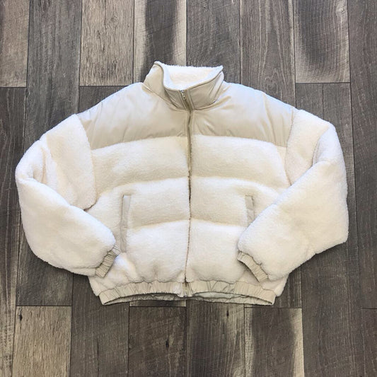 OVERSIZED SHERPA PUFFER-NWT