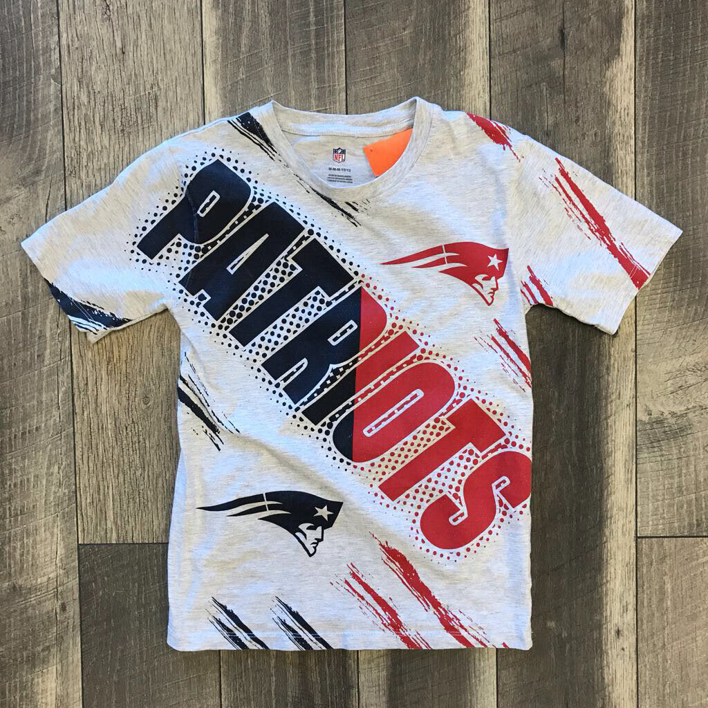 GREY SS PATRIOTS TEE