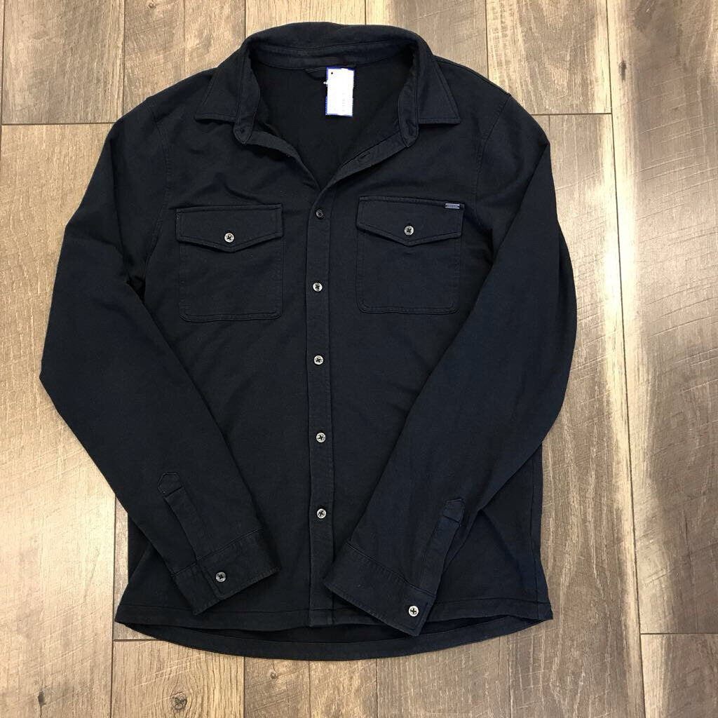 CORONADO NAVY SHIRT JACKET BUTTON DOWN