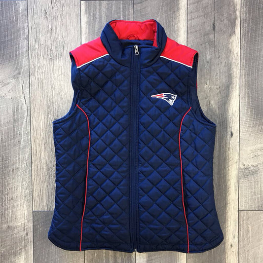 NAVY QUILTED VEST PATRIOTS