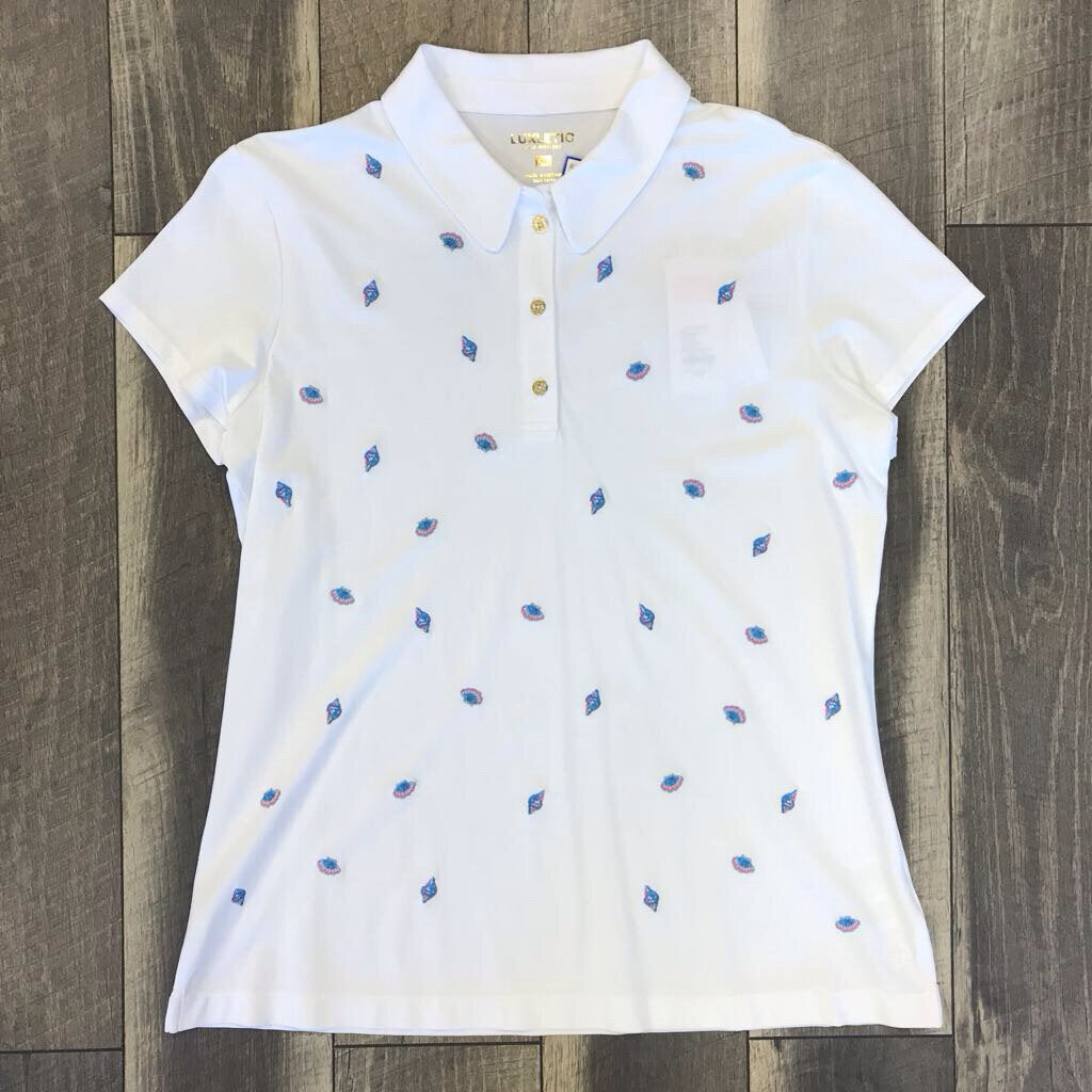 LUXLETIC SHELL POLO-NWT