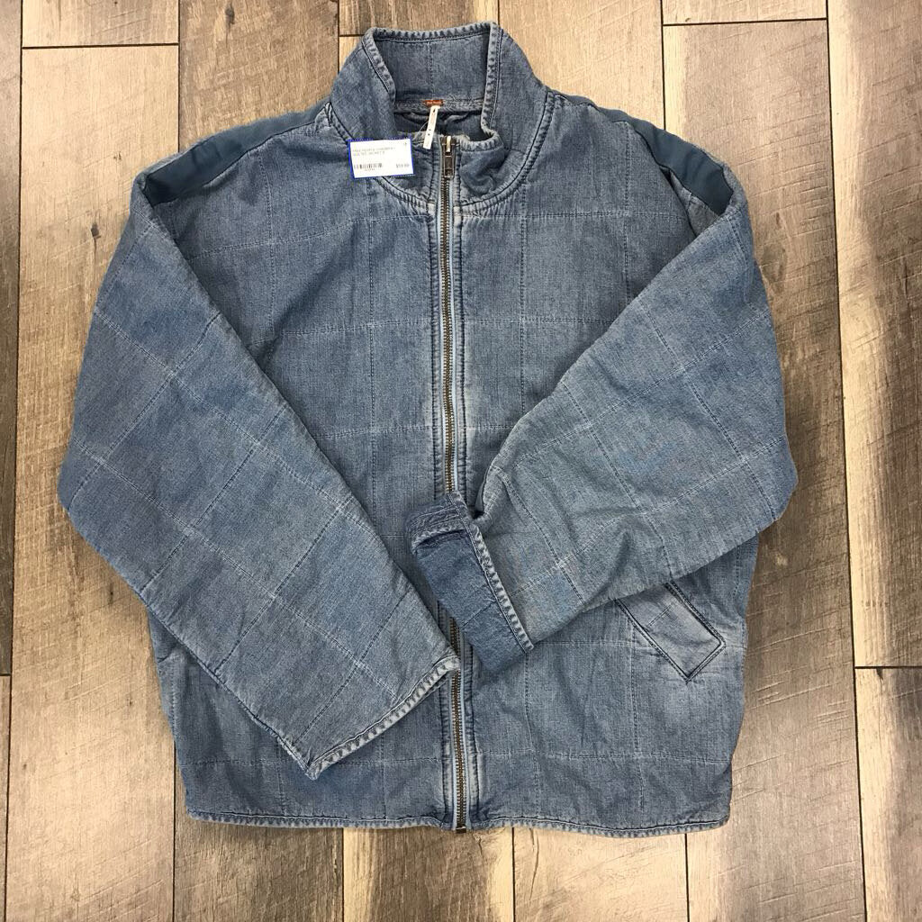 CHAMBRAY QUILTED JACKET