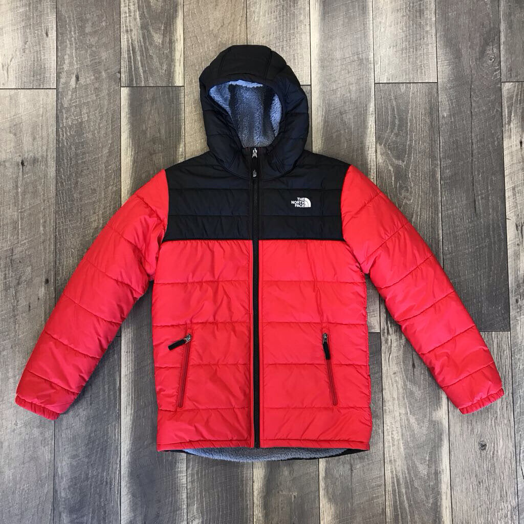 RED/BLK LINED HOODIE