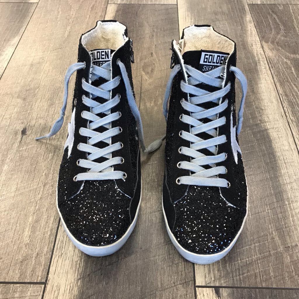 HI TOP GLITTER SNEAKER