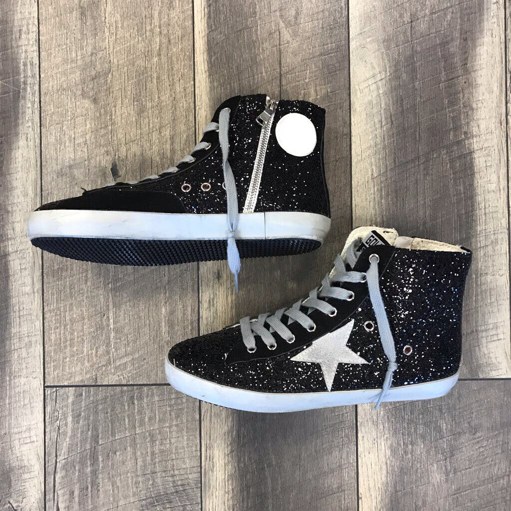 HI TOP GLITTER SNEAKER