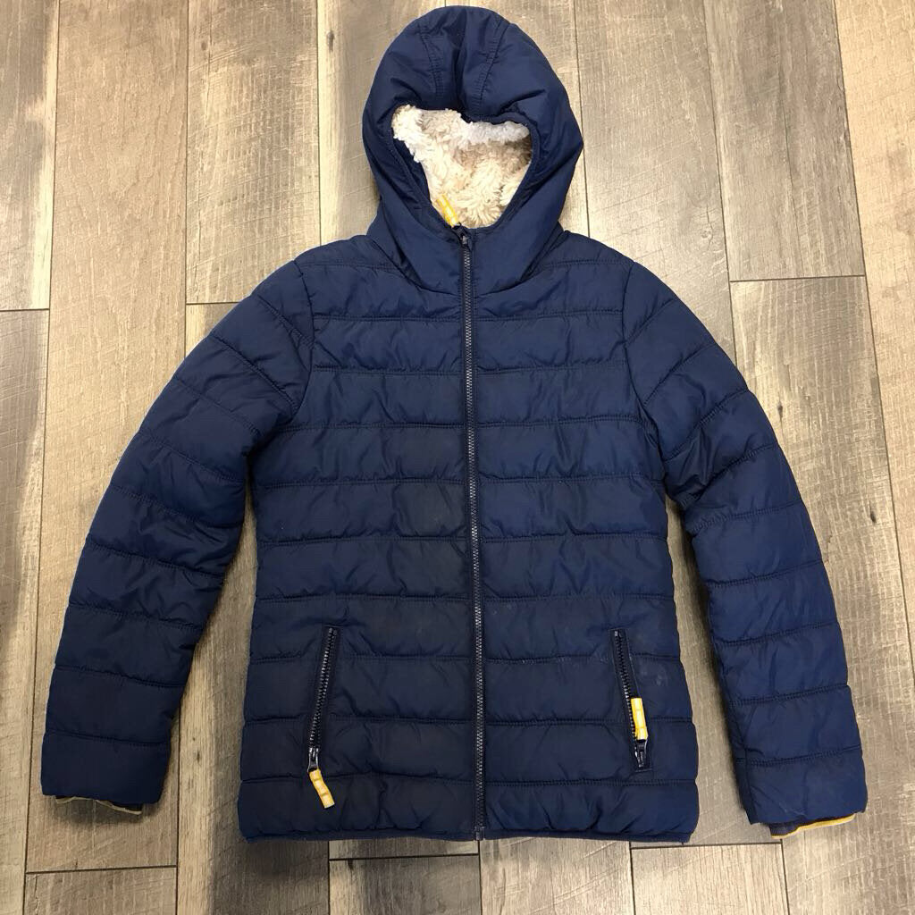 NAVY FLEECE LINED JACKET-AS IS