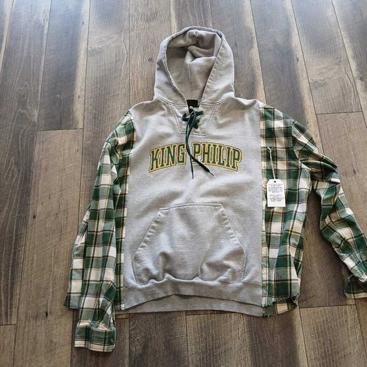 KING PHILIP UPCYCLED HOODIE