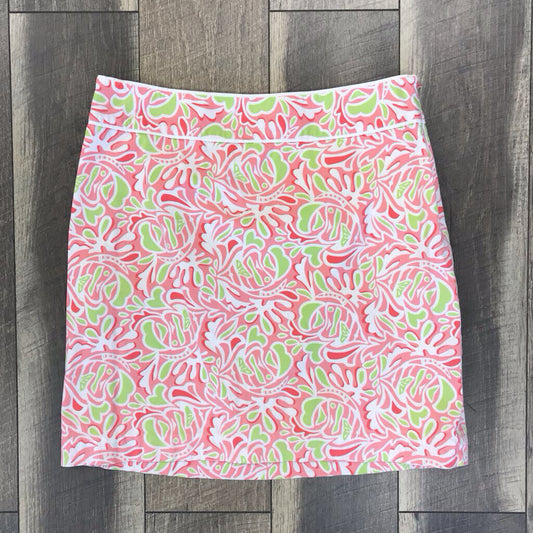 PINK PATTERN SKIRT