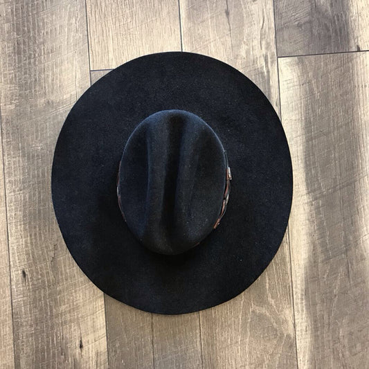 BLK COWBOY WESTERN HAT
