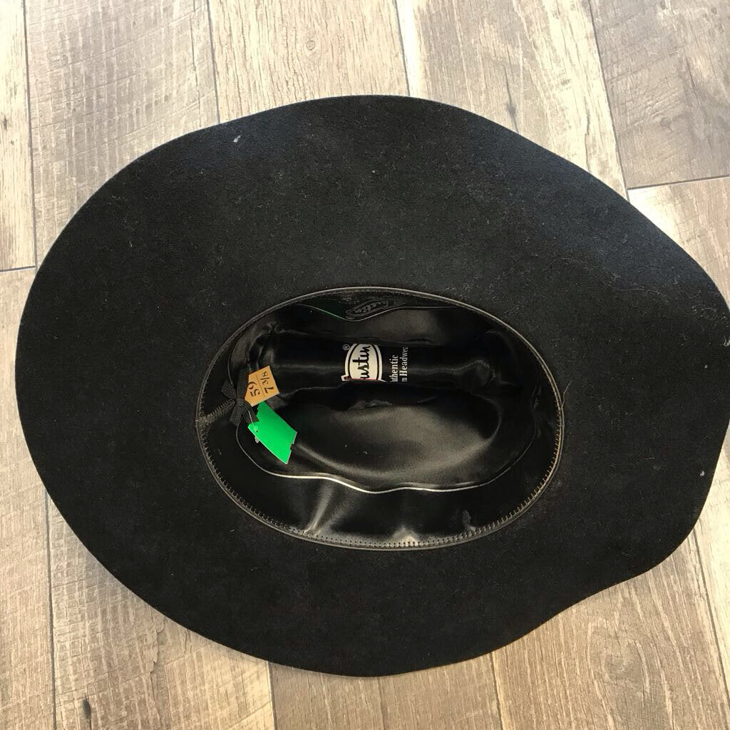 BLK COWBOY WESTERN HAT