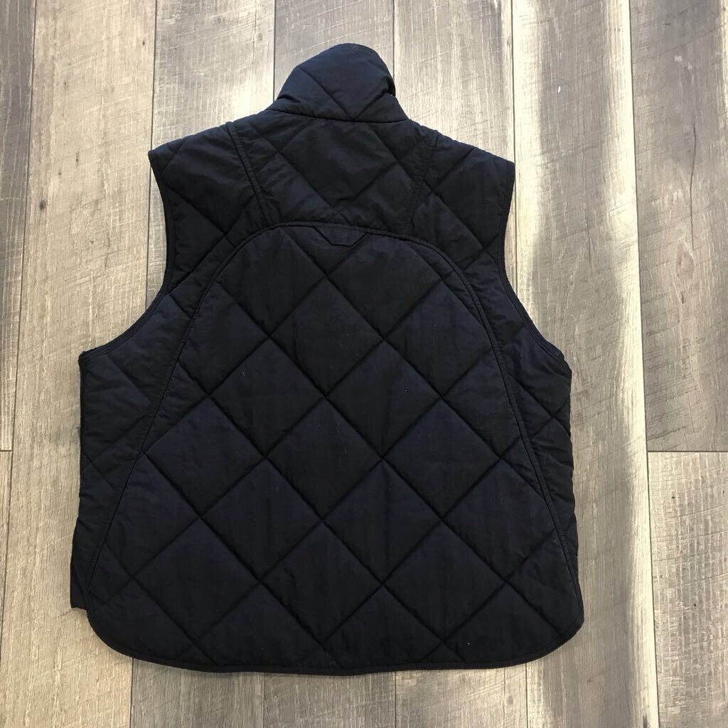 BLK QUILTED VEST