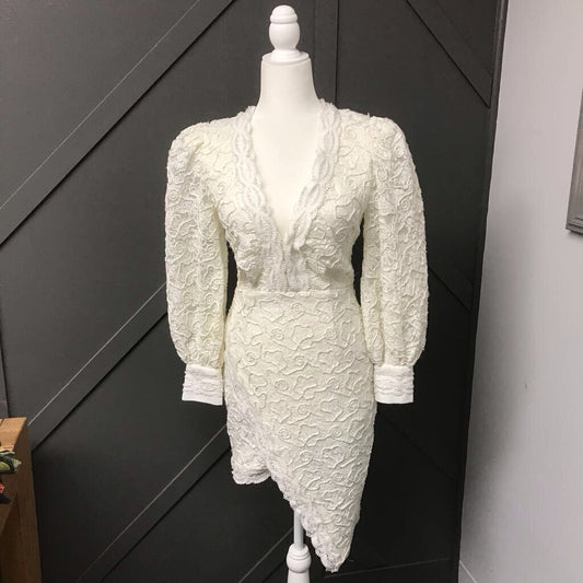 WHITE LACE DRESS-NWT