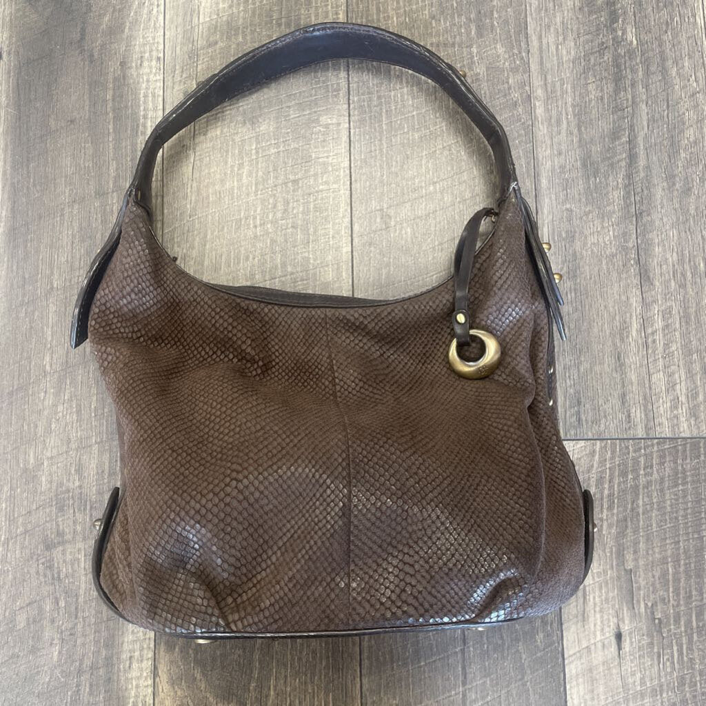BROWN HANDBAG