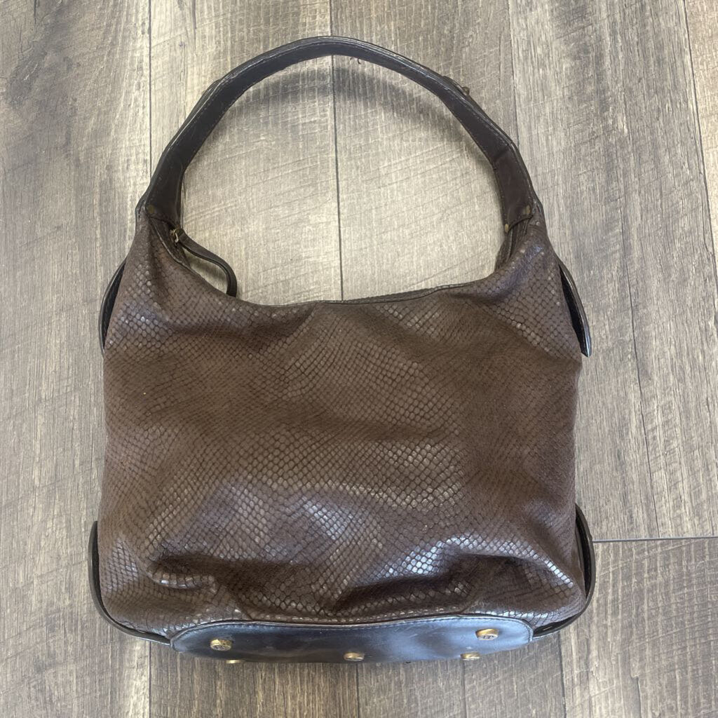 BROWN HANDBAG